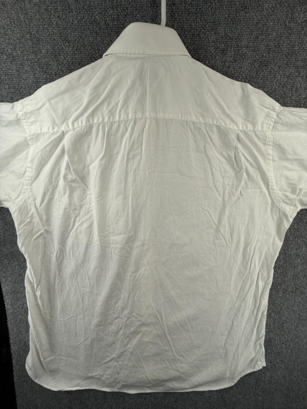 Gitman Bros Cotton White Button Up Shirt Long Sleeve Men 17.5 34 USA TTX Woven - Picture 12 of 16